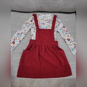 Toddler girl 3t burgundy dress